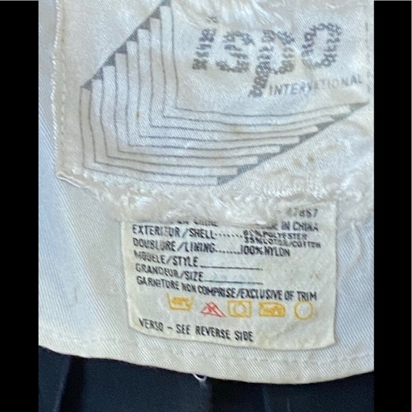 Vintage 90’s Pleated Wing Shoulders Lightweight Jacket Sz S - Picture 6 of 8